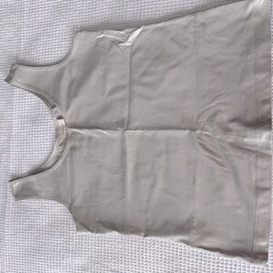 Chico's Metallic Silver Tank Top